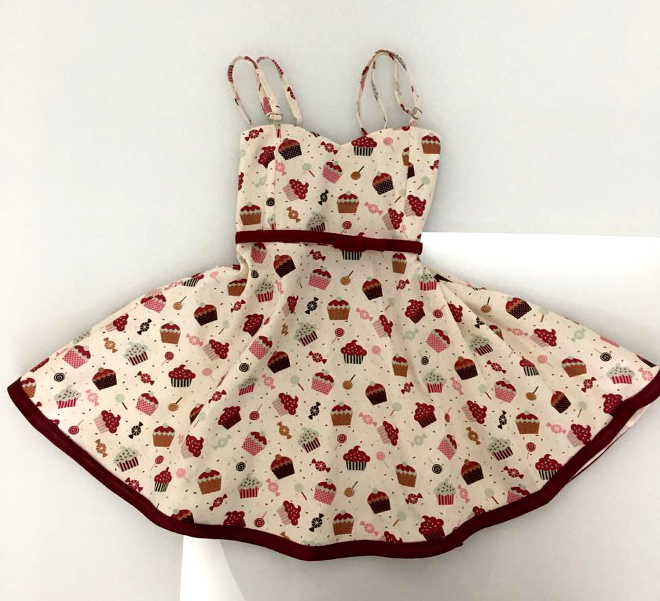 vestido gode infantil